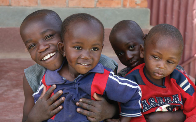 Preschoolers in Rwanda